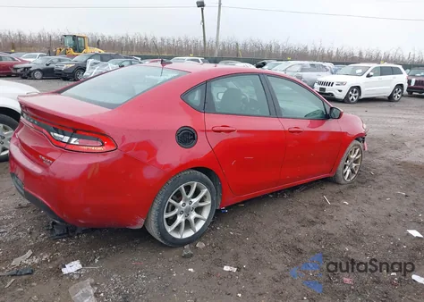 2013 Dodge Dart Rallye из США, поврежденный, VIN 1C3CDFBH4DD640853